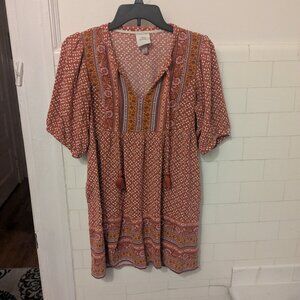 Short printed Dress